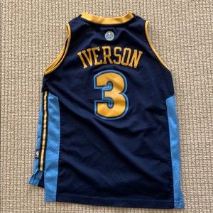 allen iverson rainbow nuggets jersey